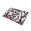 Owl With Glasses Pattern Print Pet Cooling Mat Cover