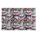 Owl With Glasses Pattern Print Placemat