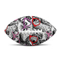 Owl With Glasses Pattern Print Rugby Ball