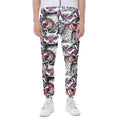 Owl With Glasses Pattern Print Joggers