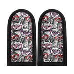 Owl With Glasses Pattern Print Skillet Handle Cover