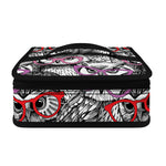 Owl With Glasses Pattern Print Small Lunch Bag