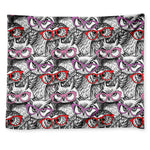 Owl With Glasses Pattern Print Tapestry