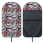 Owl With Glasses Pattern Print Waterproof Car Seat Cover