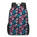 Paisley And Floral Pattern Print 17 Inch Backpack