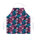 Paisley And Floral Pattern Print Adjustable Apron