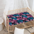 Paisley And Floral Pattern Print Baby Crib Sheet