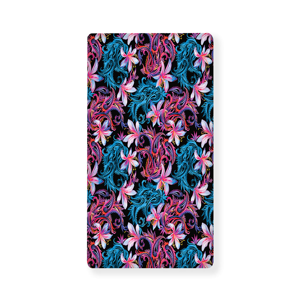 Paisley And Floral Pattern Print Baby Crib Sheet