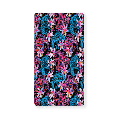 Paisley And Floral Pattern Print Baby Crib Sheet