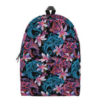 Paisley And Floral Pattern Print Backpack