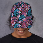 Paisley And Floral Pattern Print Baseball Cap