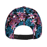 Paisley And Floral Pattern Print Baseball Cap
