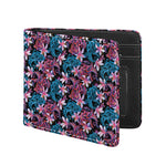 Paisley And Floral Pattern Print Bifold Wallet