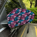 Paisley And Floral Pattern Print Car Side Mirror Covers