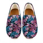 Paisley And Floral Pattern Print Casual Shoes