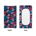 Paisley And Floral Pattern Print Changing Pad Cover