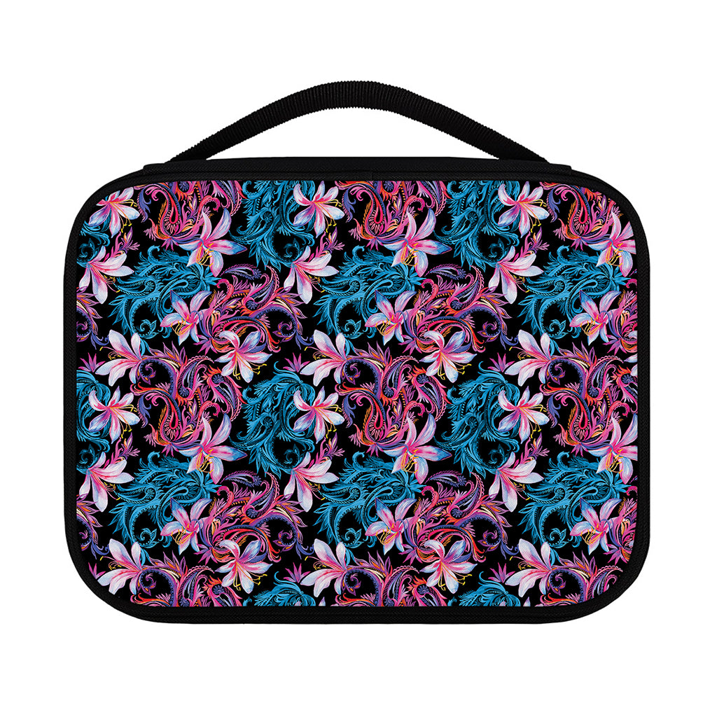 Paisley And Floral Pattern Print Classic Bible Case