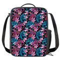 Paisley And Floral Pattern Print Crossbody Lunch Bag