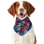 Paisley And Floral Pattern Print Dog Bandana