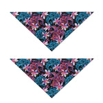 Paisley And Floral Pattern Print Dog Bandana
