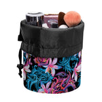 Paisley And Floral Pattern Print Drawstring Makeup Bag