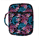 Paisley And Floral Pattern Print Front Pocket Bible Bag