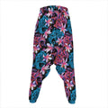Paisley And Floral Pattern Print Hammer Pants