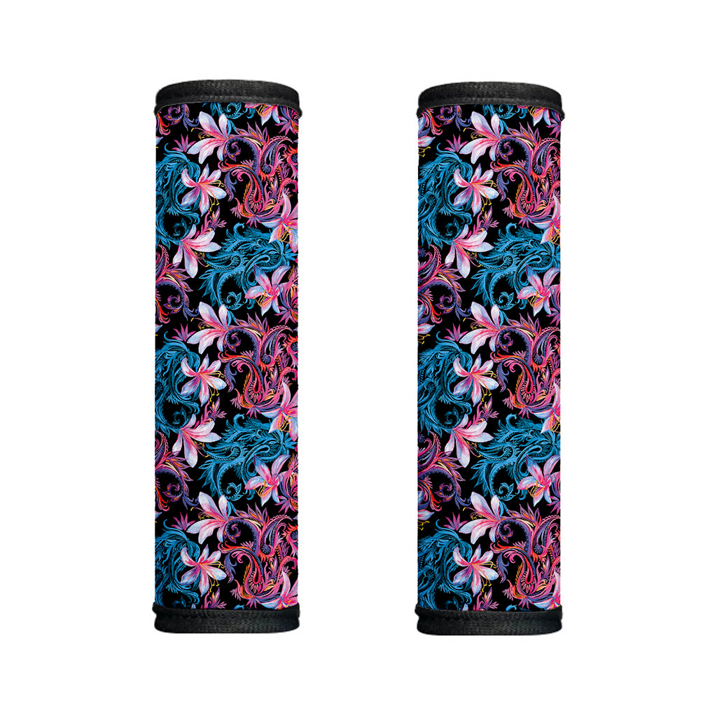 Paisley And Floral Pattern Print Handle Covers