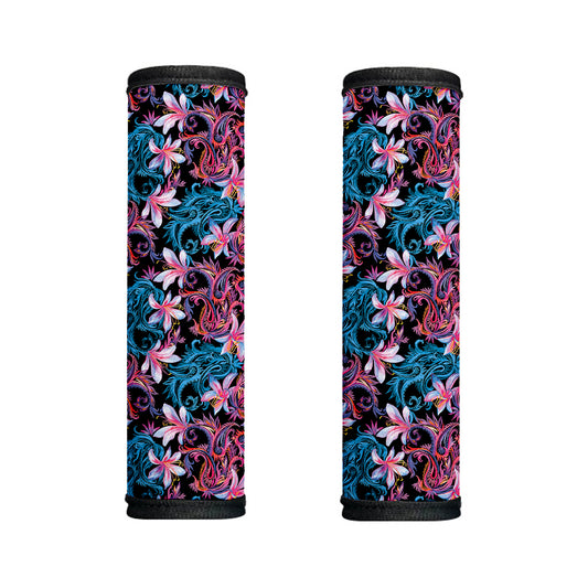 Paisley And Floral Pattern Print Handle Covers