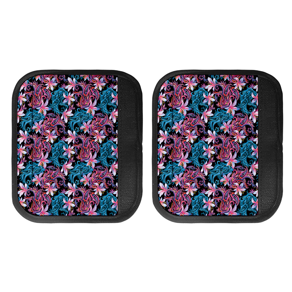 Paisley And Floral Pattern Print Handle Covers