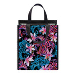 Paisley And Floral Pattern Print Insulated Lunch Tote