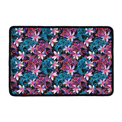 Paisley And Floral Pattern Print Kitchen Mat
