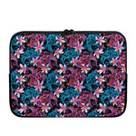 Paisley And Floral Pattern Print Laptop Sleeve
