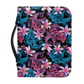 Paisley And Floral Pattern Print Leather Bible Cover