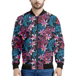 Paisley And Floral Pattern Print Men's Bomber Jacket