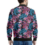 Paisley And Floral Pattern Print Men's Bomber Jacket