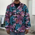 Paisley And Floral Pattern Print Men's Shirt Jacket