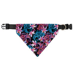 Paisley And Floral Pattern Print Over The Collar Dog Bandana
