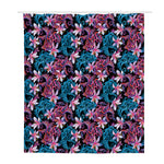 Paisley And Floral Pattern Print Polyester Shower Curtain