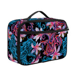Paisley And Floral Pattern Print Portable Lunch Bag