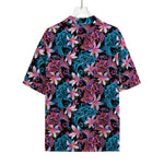 Paisley And Floral Pattern Print Rayon Hawaiian Shirt