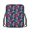 Paisley And Floral Pattern Print Rectangular Crossbody Bag