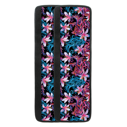 Paisley And Floral Pattern Print Refrigerator Handle Covers