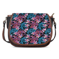 Paisley And Floral Pattern Print Saddle Bag