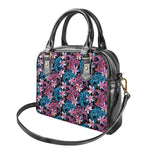 Paisley And Floral Pattern Print Shoulder Handbag