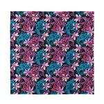 Paisley And Floral Pattern Print Silk Bandana