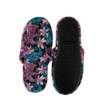 Paisley And Floral Pattern Print Slippers