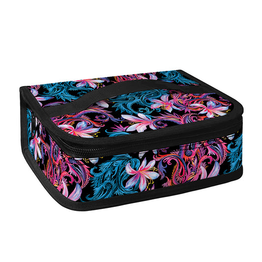 Paisley And Floral Pattern Print Small Lunch Bag