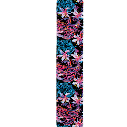 Paisley And Floral Pattern Print Table Runner