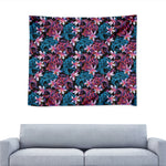 Paisley And Floral Pattern Print Tapestry